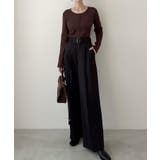 Meiru バックオープンリブニット | JUNOAH | 詳細画像15