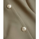 Meiru ゴールドボタンペプラムベスト+スラックスset(薄手、裏地なし) | JUNOAH | 詳細画像18