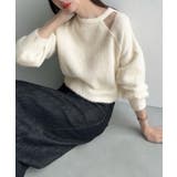 Meiru カットデザインシャギーショートニット | JUNOAH | 詳細画像8 