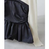 Meiru バルーンビスチェドッキングニット | JUNOAH | 詳細画像16 