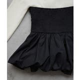 Meiru バルーンビスチェドッキングニット | JUNOAH | 詳細画像17 