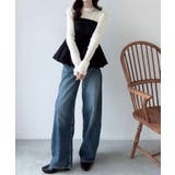 Meiru バルーンビスチェドッキングニット | JUNOAH | 詳細画像5 