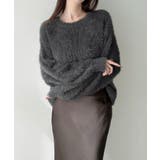 Meiru シャギーバックリボンニット | JUNOAH | 詳細画像11 