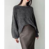 Meiru シャギーバックリボンニット | JUNOAH | 詳細画像13 