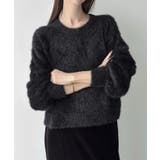 Meiru シャギーバックリボンニット | JUNOAH | 詳細画像6 