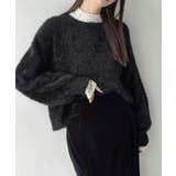 Meiru シャギーバックリボンニット | JUNOAH | 詳細画像7 