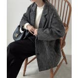 Meiru コクーンスリーブシャギージャケットコート | JUNOAH | 詳細画像13 