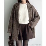 Meiru コクーンスリーブシャギージャケットコート | JUNOAH | 詳細画像2 