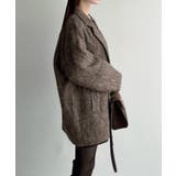 Meiru コクーンスリーブシャギージャケットコート | JUNOAH | 詳細画像3 