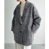 Meiru コクーンスリーブシャギージャケットコート | JUNOAH | 詳細画像6 