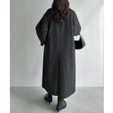 Meiru スタンドカラーロングコート | JUNOAH | 詳細画像10 