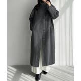 Meiru スタンドカラーロングコート | JUNOAH | 詳細画像6 