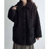 Meiru プードルファーステンカラーミドルコート | JUNOAH | 詳細画像1 