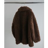 Meiru プードルファーステンカラーミドルコート | JUNOAH | 詳細画像14 