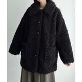 Meiru プードルファーステンカラーミドルコート | JUNOAH | 詳細画像2 