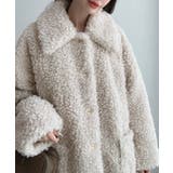 Meiru プードルファーステンカラーミドルコート | JUNOAH | 詳細画像5 