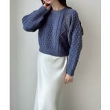 Meiru ポップコーンケーブルニット | JUNOAH | 詳細画像11 