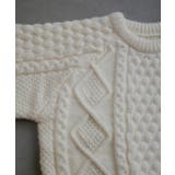 Meiru ポップコーンケーブルニット | JUNOAH | 詳細画像16 