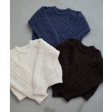 Meiru ポップコーンケーブルニット | JUNOAH | 詳細画像17 