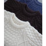 Meiru ポップコーンケーブルニット | JUNOAH | 詳細画像18 