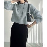 Meiru ふわふわショートニット | JUNOAH | 詳細画像11