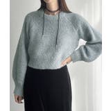 ライトブルー | Meiru ふわふわショートニット | JUNOAH