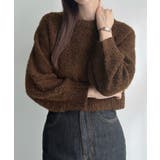 Meiru ふわふわショートニット | JUNOAH | 詳細画像3