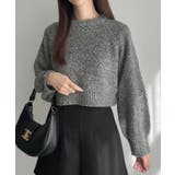 Meiru ふわふわショートニット | JUNOAH | 詳細画像5