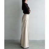 Meiru (通年素材)ポケットデザインワイドパンツ | JUNOAH | 詳細画像6 