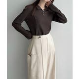 Meiru (通年素材)ポケットデザインワイドパンツ | JUNOAH | 詳細画像7 