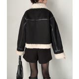 Meiru ショートフェイクムートンボアブルゾン (薄手) | JUNOAH | 詳細画像18