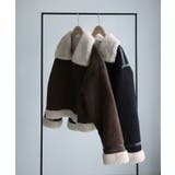 Meiru ショートフェイクムートンボアブルゾン (薄手) | JUNOAH | 詳細画像19