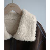 Meiru ショートフェイクムートンボアブルゾン (薄手) | JUNOAH | 詳細画像20