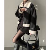 Meiru ショートフェイクムートンボアブルゾン (薄手) | JUNOAH | 詳細画像8