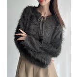 Meiru リボンキーネックフェザーニット | JUNOAH | 詳細画像10 