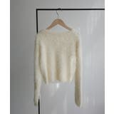 Meiru リボンキーネックフェザーニット | JUNOAH | 詳細画像14 