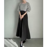 ショートニット＋マーメイドキャミワンピースset(薄手、裏地なし) | JUNOAH | 詳細画像12 