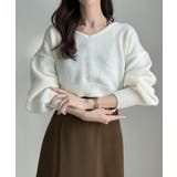 ショートニット＋マーメイドキャミワンピースset(薄手、裏地なし) | JUNOAH | 詳細画像8 