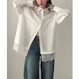 Meiru レースレイヤードオーバーシャツ | JUNOAH | 詳細画像2 