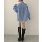 Meiru レースレイヤードオーバーシャツ | JUNOAH | 詳細画像9 