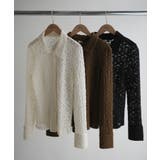 Meiru カットレースシアーシャツ | JUNOAH | 詳細画像13