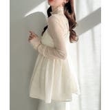 Meiru ジャガードペプラムキャミビスチェ | JUNOAH | 詳細画像2