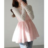 ピンク | Meiru ジャガードペプラムキャミビスチェ | JUNOAH