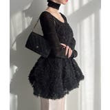 Meiru フラワーチュールキャミビスチェ | JUNOAH | 詳細画像3 