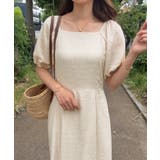 バックリボンフレアワンピース | junoah | 詳細画像4