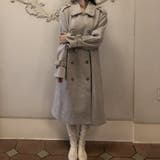 アイボリー | ボリュームスリーブロングコート | JUNOAH