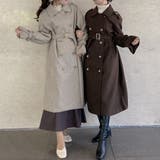 ボリュームスリーブロングコート | JUNOAH | 詳細画像30