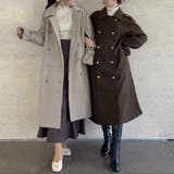 ボリュームスリーブロングコート | JUNOAH | 詳細画像33