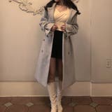 ボリュームスリーブロングコート | JUNOAH | 詳細画像36