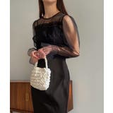 チュールトップス+キャミワンピースセット | JUNOAH | 詳細画像1